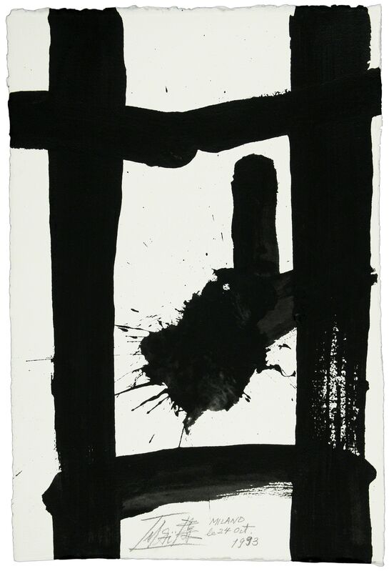 Toshimitsu Imai, ‘Untitled’, 1993, Painting, Ink on cardboard, Martini Studio d'Arte