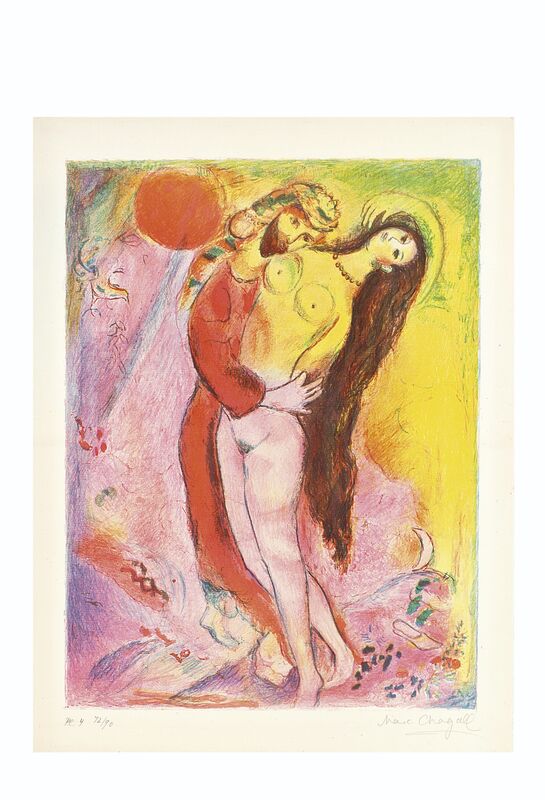 Marc Chagall, ‘Four Tales from Arabian Nights, Pantheon Books, New York, 1948’, Print, The complete set of 12 signed and numbered lithographs in colors, on laid paper, Christie's