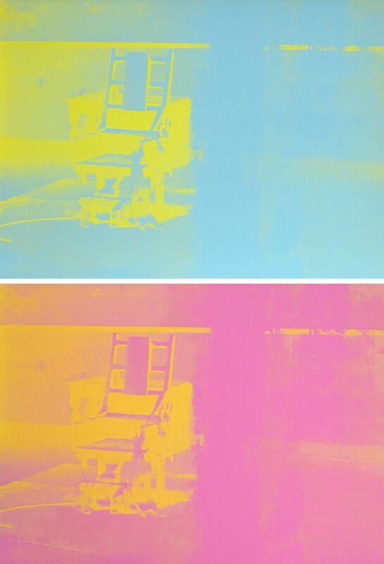 Andy Warhol, ‘Electric Chairs’, 1971, Print, Screen print, Heather James Fine Art