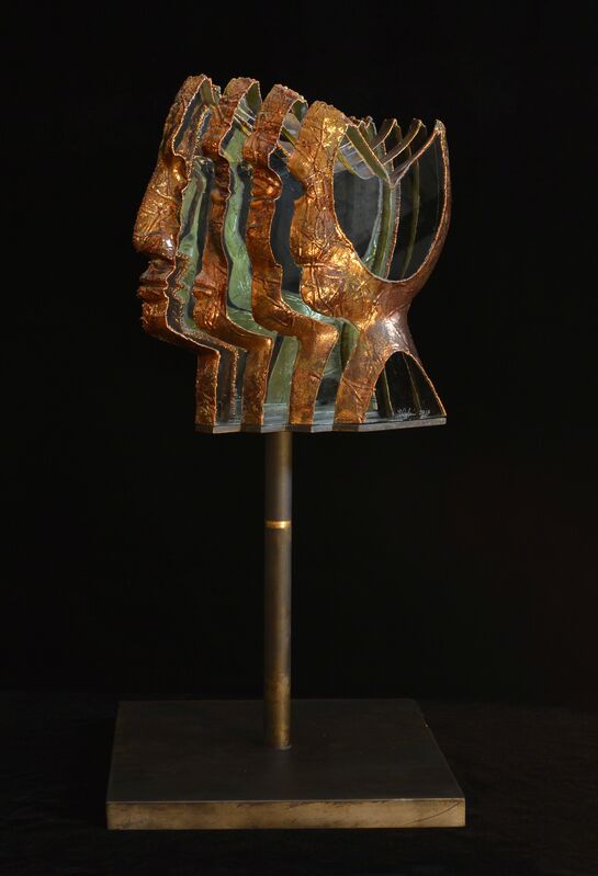 Louis Sclafani, ‘Loredano’, 2013, Sculpture, Glass, Gold, Silverleaf and Electroplated Copper, Ai Bo Gallery
