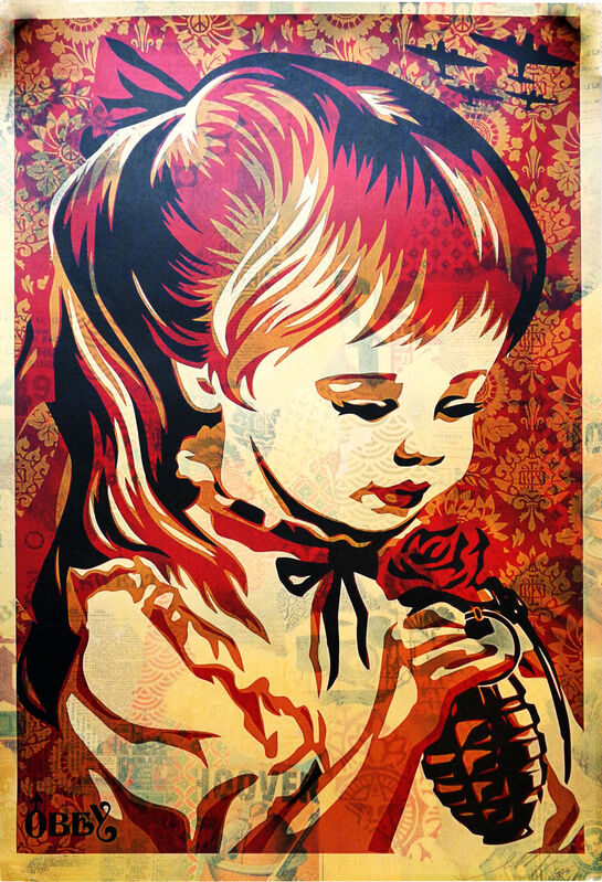 Shepard Fairey, ‘War by Numbers’, 2008, Print, Offset lithograph, EHC Fine Art Gallery Auction