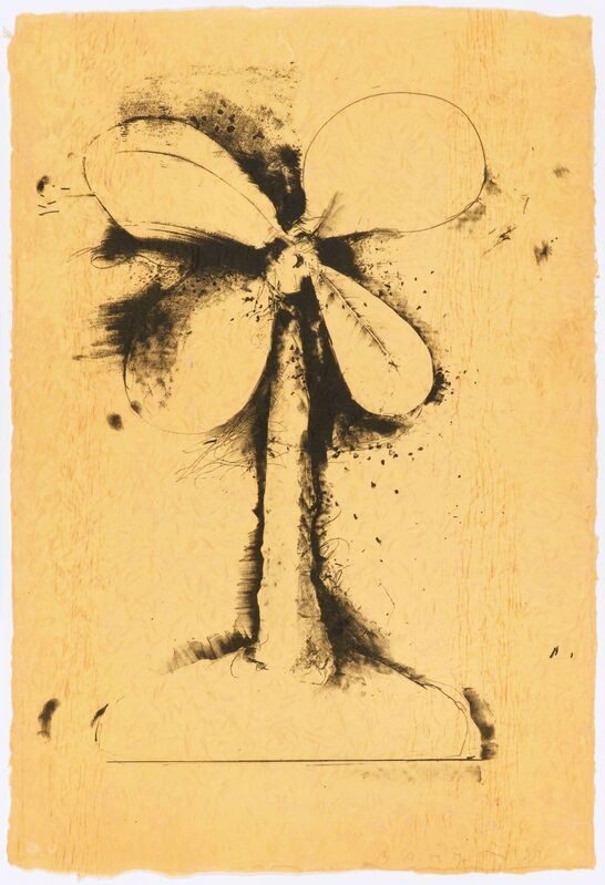 Jim Dine, ‘The Plant Becomes a Fan #1 - #5’, 1975, Print, 2-color lithograph and silkscreen, Graphicstudio USF