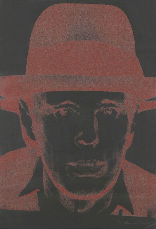 Andy Warhol, ‘Joseph Beuys’, 1980, Print, Screenprint in colours with diamond dust on Arches Cover Black paper, Christie's