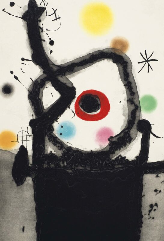 Joan Miró, ‘Le Rebelle’, 1967, Print, Etching with aquatint and carborundum in colors on Mandeure paper, Christie's