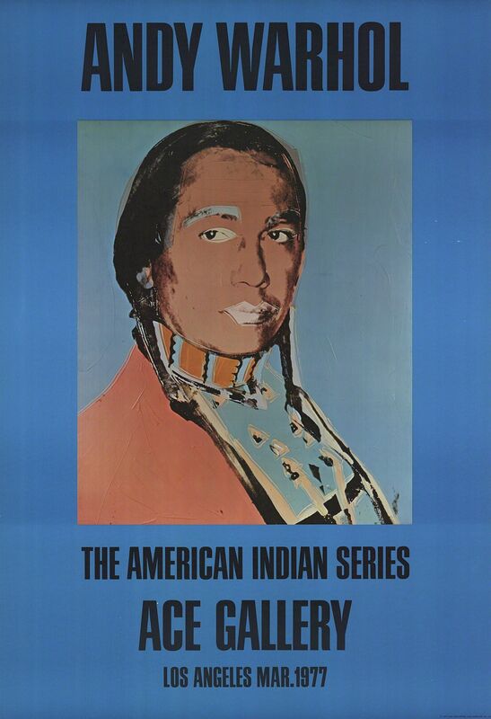 Andy Warhol, ‘American Indian (Blue)’, 1977, Ephemera or Merchandise, Offset Lithograph, ArtWise
