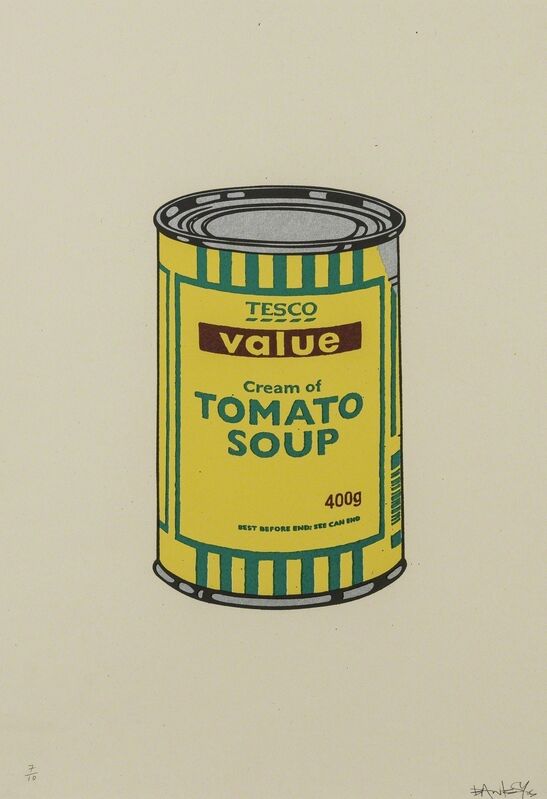 Banksy, ‘Soup Can (Yellow/Emerald/Brown)’, 2005, Print, Screenprint in colours, Forum Auctions