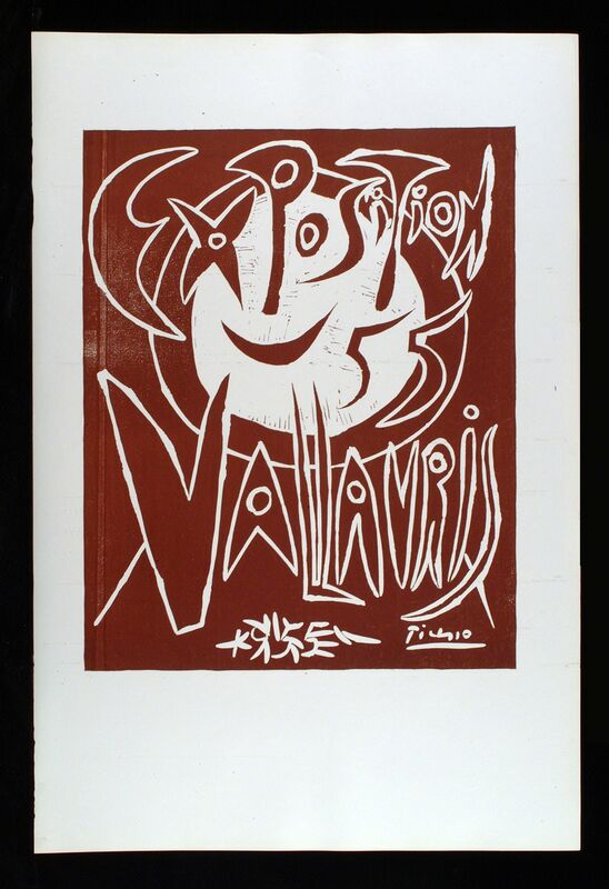 Pablo Picasso, ‘Exposition 55 Vallauris’, 1955, Linocut, Frederick Mulder