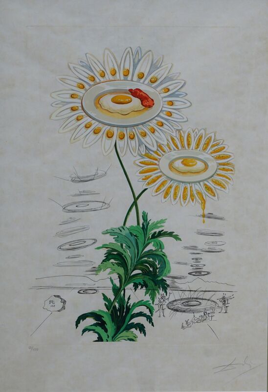 Salvador Dalí, ‘Flora Dalinae Chrysanthemum’, 1968, Print, Etching, Fine Art Acquisitions Dali 