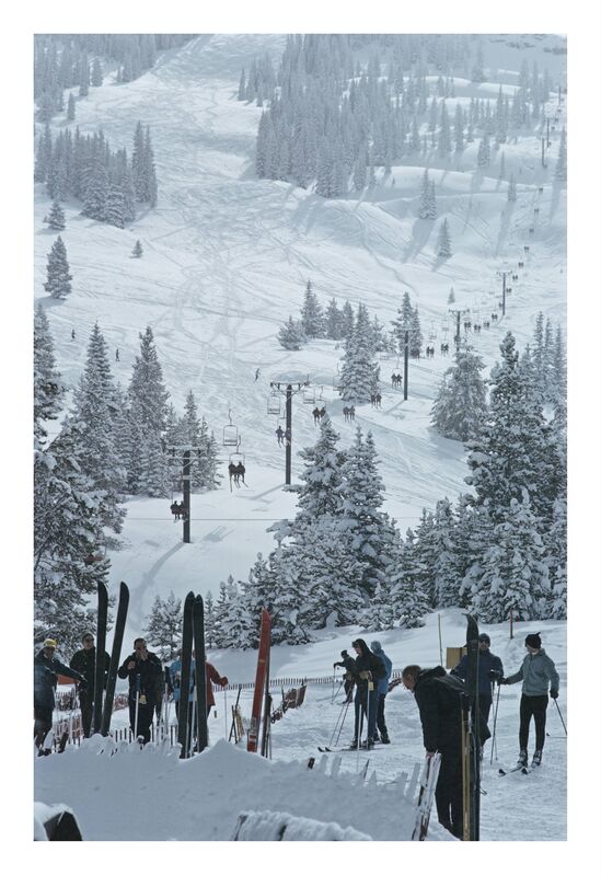Slim Aarons, ‘Skiing In Vail, C-Type Print (152 x 101cm)’, ca. 2021, Photography, Photography C Type Print​, Enter Gallery