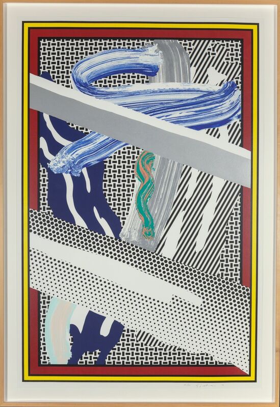 Roy Lichtenstein, ‘Reflections on Expressionist Paintings, from The Carnegie Hall 100th Anniversary Portfolio’, 1991, Print, Screenprint and lithograph in colors with encaustic wax on Saunders Waterford paper, Heritage Auctions