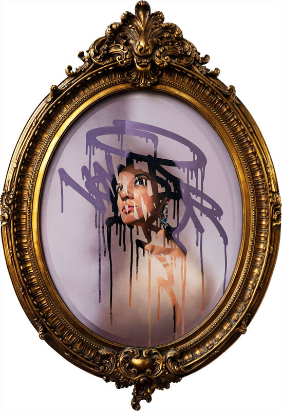 VOYDER, ‘Always Sophia’, 2021, Painting, Oil and spray paint on panel (Framed), AURUM GALLERY