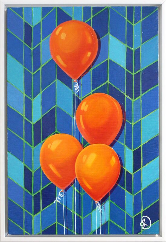 Julia Deckman, ‘Party Time’, 2019, Painting, Oil on panel, framed, Miller Gallery Charleston
