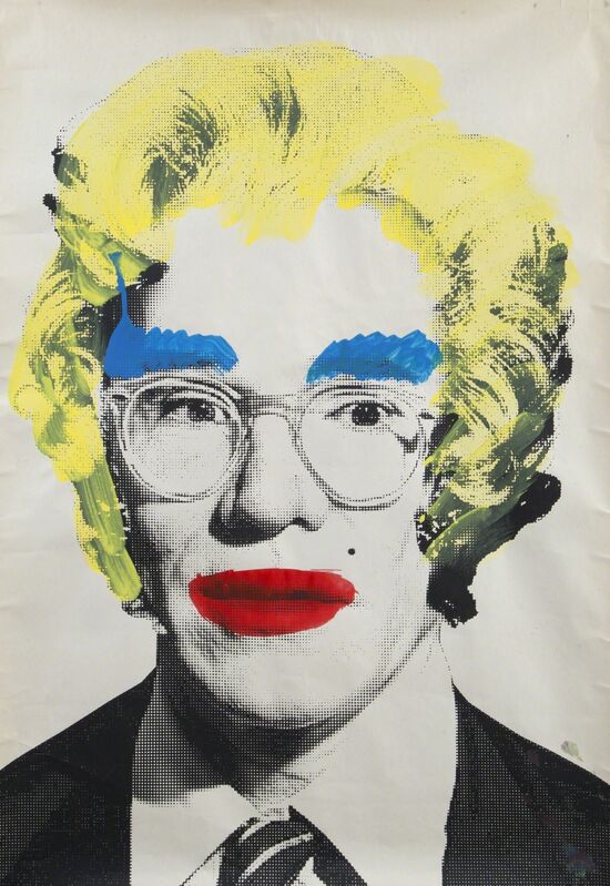 Mr. Brainwash, ‘Warhol’, Print, Screenprint on newsprint paper hand-embellished with acrylic, Julien's Auctions