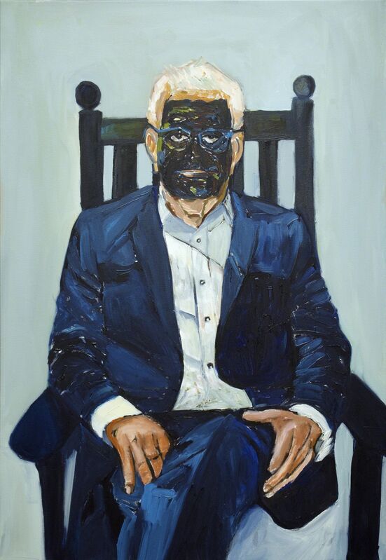 Beverly McIver, ‘Larry Inspired by Francis Bacon’, 2018, Painting, Oil on canvas, C. Grimaldis Gallery