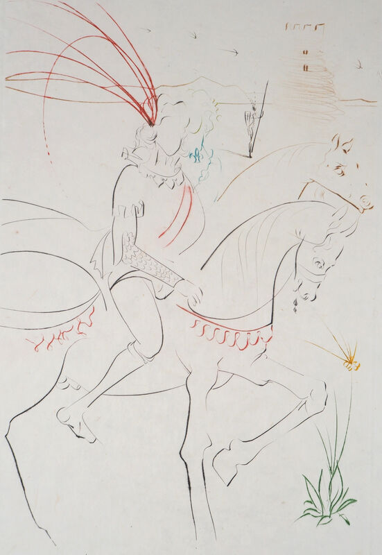 Salvador Dalí, ‘Viviane et Lancelot’, 20th Century, Print, Lithograph, AFL