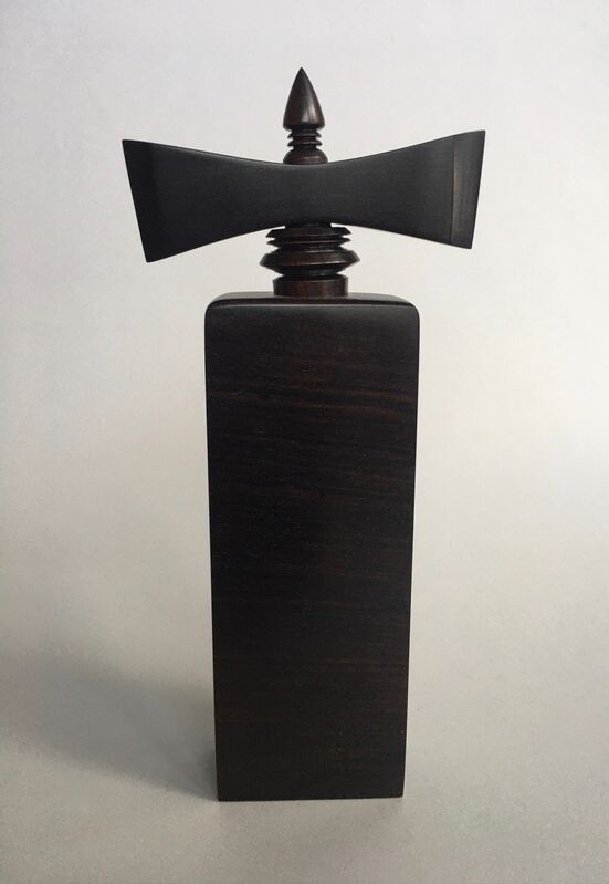 Stephen Mark Paulsen, ‘Inlaid Scent Bottle’, ca. 1985, Design/Decorative Art, Wood: Ebony, Brazil wood and wild lilac, Beatrice Wood Center for the Arts 