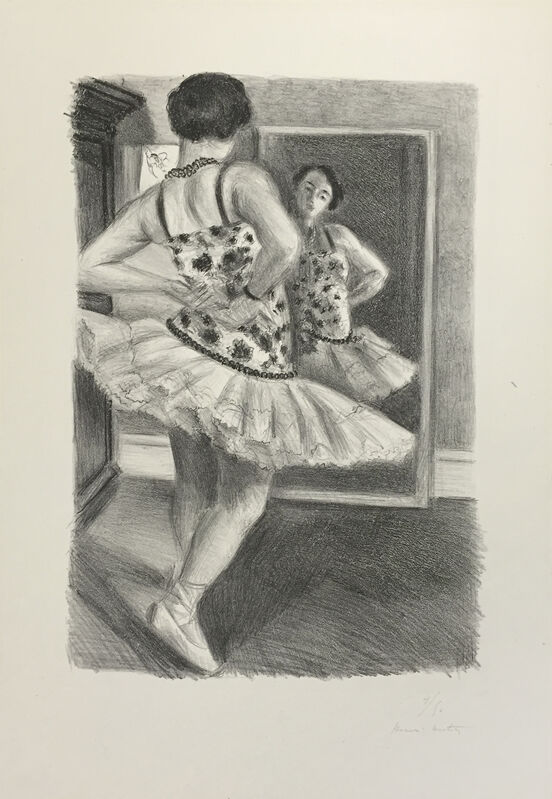 Henri Matisse, ‘Danseuse reflétée dans la glace’, 1927, Print, Lithograph, Galerie Raphael