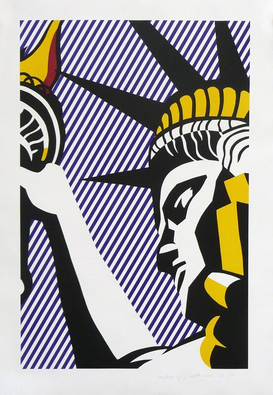 Roy Lichtenstein, ‘I Love Liberty’, 1982, Print, Screenprint in colors, David Benrimon Fine Art
