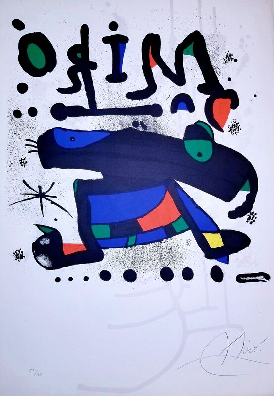 Joan Miró, ‘Exhibition Miro, Tokyo (M. 1172)’, 1978, Print, Lithograph on paper, Artsy x Capsule Auctions