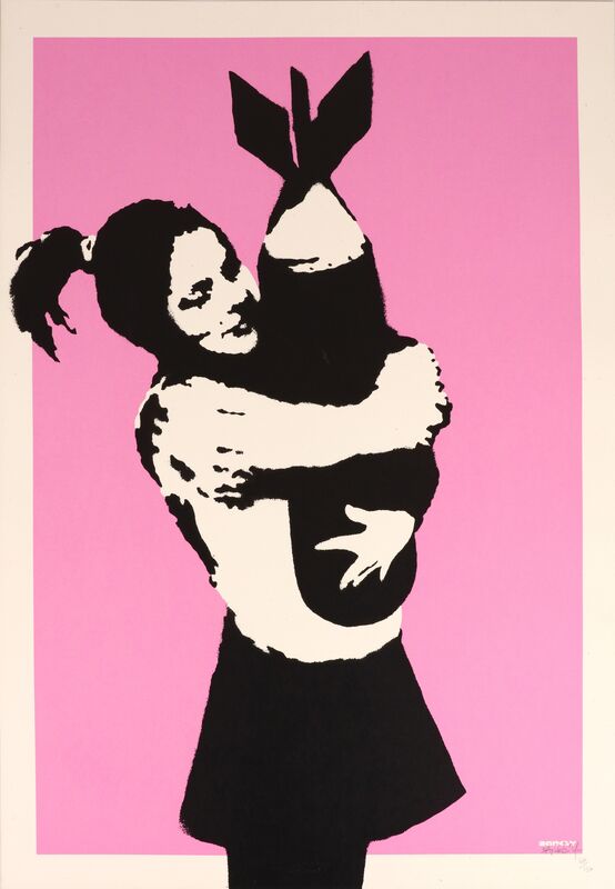 Banksy, ‘Bomb Hugger’, 2004, Print, Screenprint in Colours, Chiswick Auctions