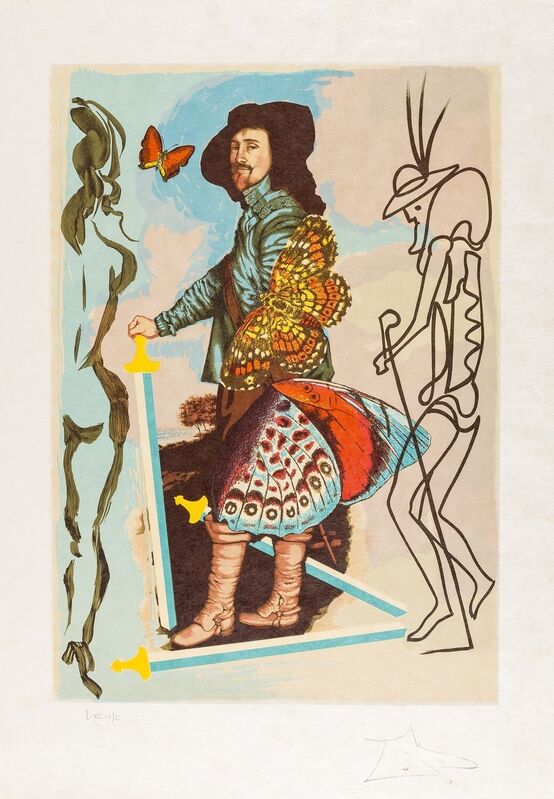 Salvador Dalí, ‘Courtier Asasove (M&L 1492d; Field 77-1-B)’, 1976, Print, Lithograph printed in colours, Forum Auctions