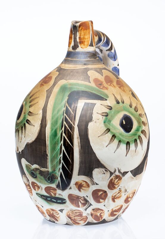 Pablo Picasso, ‘Visage au nez noir’, 1969, Terre de faïence ceramic pitcher, partially glazed and painted, Heritage Auctions