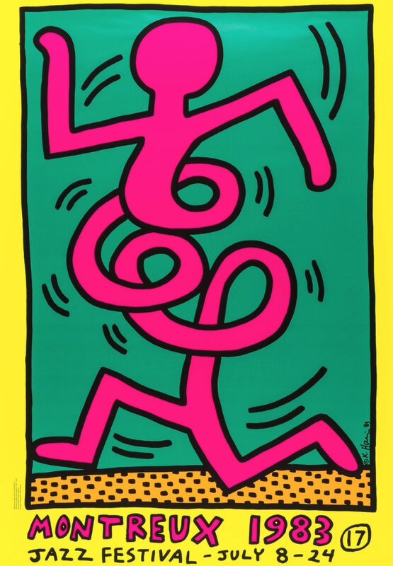 Keith Haring, ‘Montreux 1983 (Prestel 10)’, 1983, Print, Screenprint, artrepublic