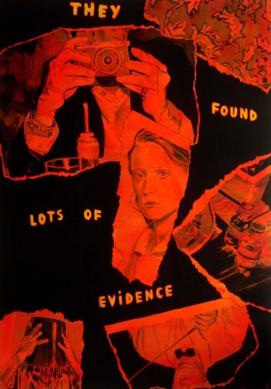 Andreas Leikauf, ‘They found lots of evidence’, 2018, Painting, Acrylic on molino, Galerie Ernst Hilger 