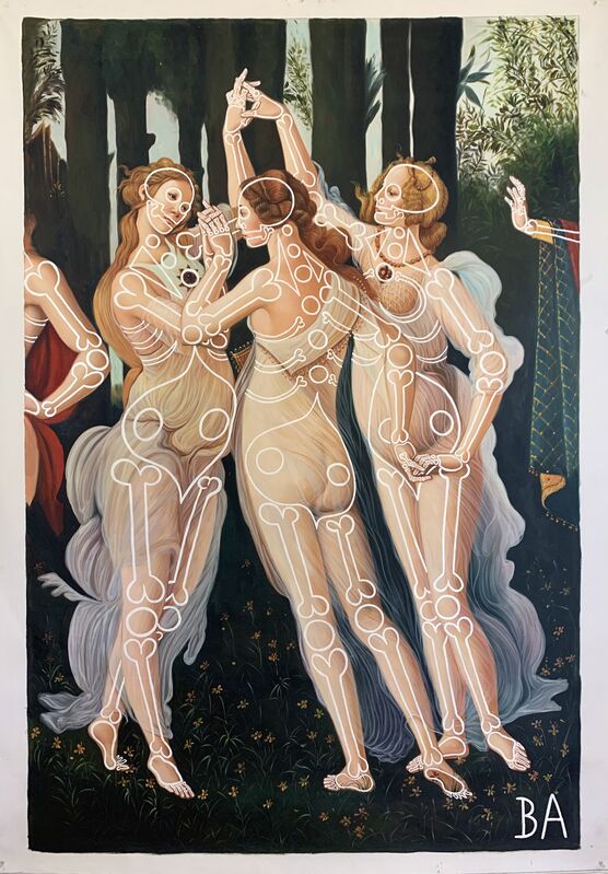 Butch Anthony, ‘The Three Graces’, 2020, Painting, Mixed Media on Canvas, Mortal Machine