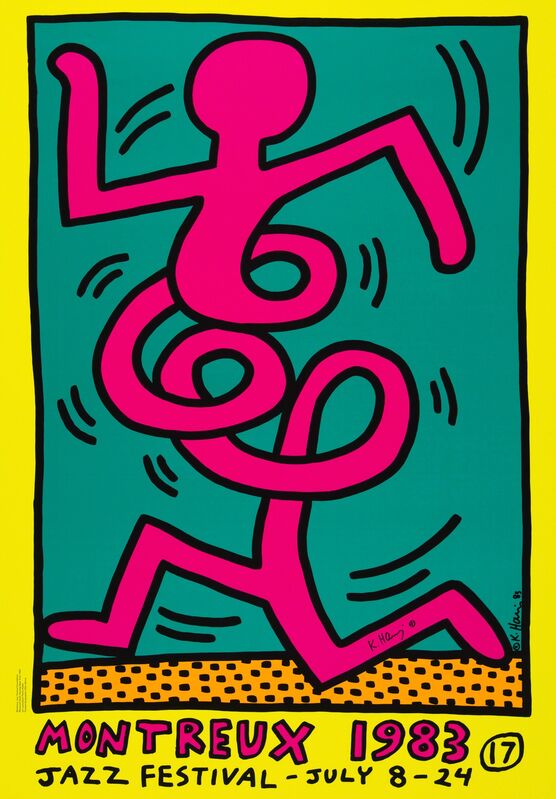 Keith Haring, ‘Montreux Jazz Festival’, 1983, Print, Print on paper, Deodato Arte