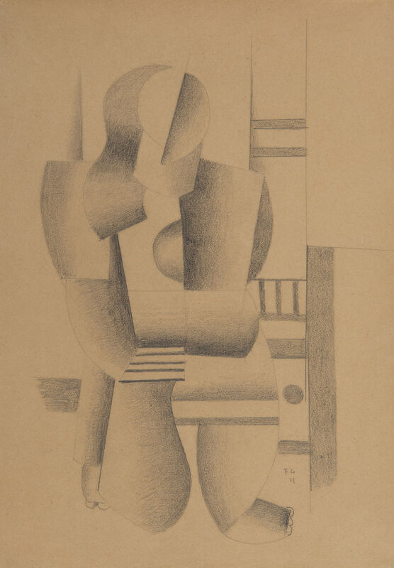 Fernand Léger, ‘Etude pour "Femme à genoux"’, 1921, Drawing, Collage or other Work on Paper, Lead pencil on paper, HELENE BAILLY GALLERY