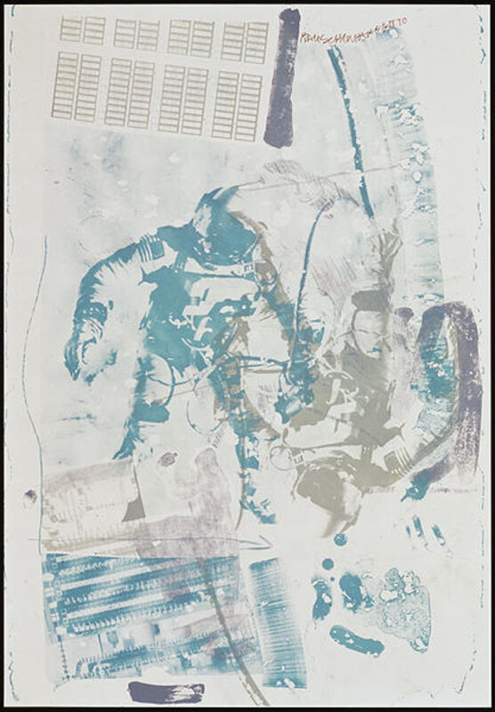 Robert Rauschenberg, ‘White Walk, from Stoned Moon’, 1970, Print, Lithograph, Gregg Shienbaum Fine Art