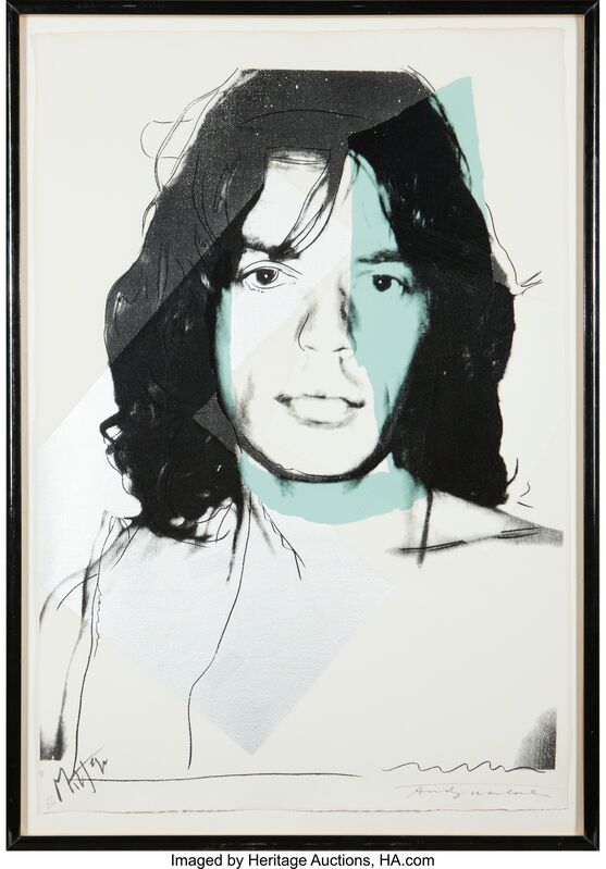 Andy Warhol, ‘Mick Jagger’, 1975, Print, Screenprint in colors on Arches Aquarelle paper, Heritage Auctions