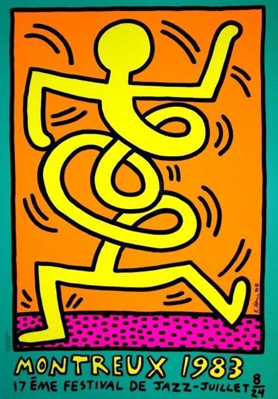 Keith Haring, ‘Set of 3 Montreux Jazz Festival posters’, 1983, Ephemera or Merchandise, Screen print, Dope! Gallery Gallery Auction