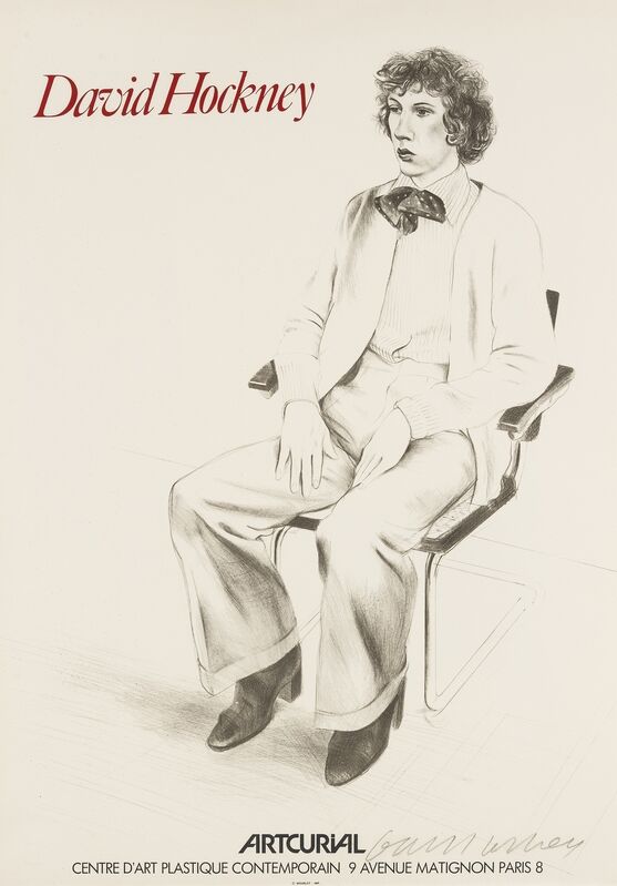 David Hockney, ‘Gregory Evans (Baggott 57/77)’, 1976, Print, Lithograph printed in colours, Forum Auctions