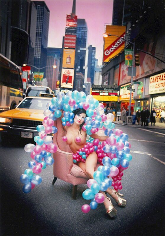 David LaChapelle, ‘Porn Star in Times Square, New York’, 1993, Photography, C-Print, Staley-Wise Gallery
