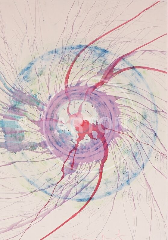 Damien Hirst, ‘Unique Spin Drawing’, 2001, Drawing, Collage or other Work on Paper, Ink, Arton Contemporary
