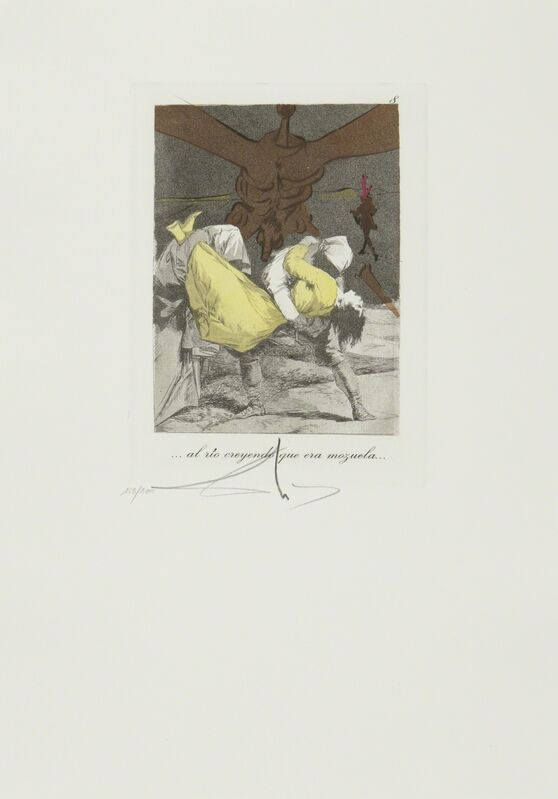 Salvador Dalí, ‘Les Caprices De Goya (M. & L. 848-927; F. 77-3)’, 1977, Print, The complete portfolio, comprising 80 heliogravures with etching, aquatint and drypoint printed in colors, Sotheby's
