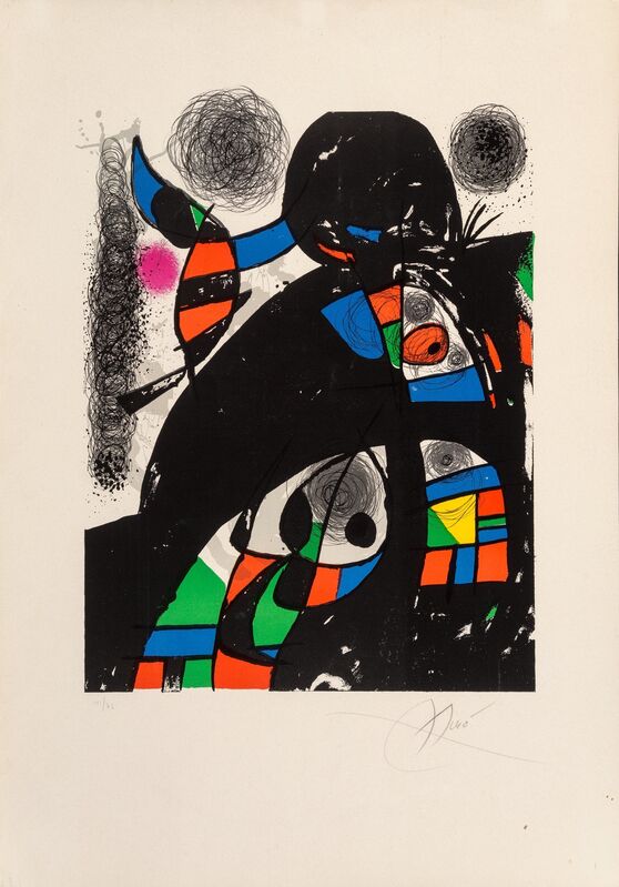 Joan Miró, ‘San Lazzaro et ses amis’, 1975, Print, Lithograph in colors on Arches paper, Heritage Auctions