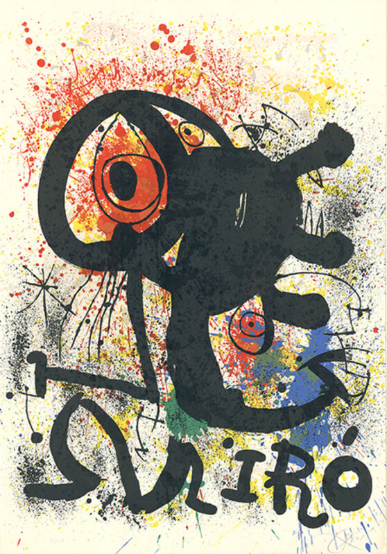 Joan Miró, ‘Sculptures et céramiques (M. 917)’, 1973, Print, Color lithograph on wove paper, Artsy x Capsule Auctions