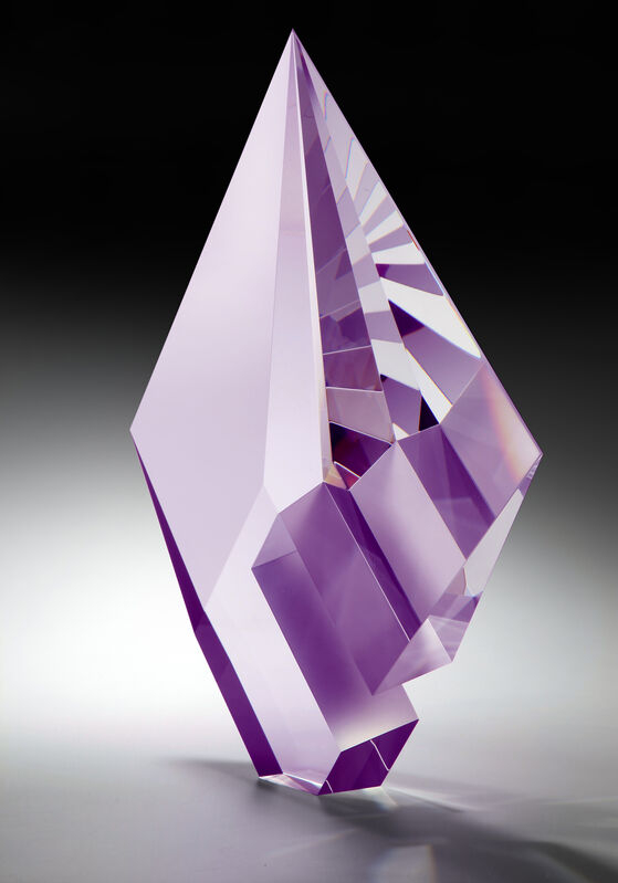 Tomáš Brzon, ‘Purple Composition, Cast, Cut and Polished Glass Sculpture’, 2020, Sculpture, Cast, Cut and Polished Glass, Ai Bo Gallery