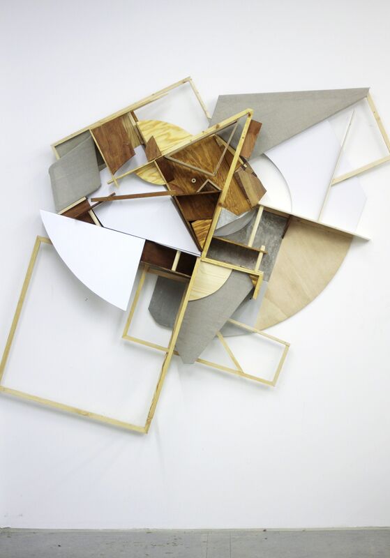 Clemens Behr, ‘Verrücktes Regal’, 2013, Sculpture, Wood, Cardboard, Alubond, Canvas, Paint