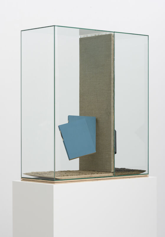 Mark Manders, ‘Falling Dictionaries’, 1997-2019, Sculpture, Painted canvas, painted wood, wood, sand, iron, glass, Zeno X Gallery