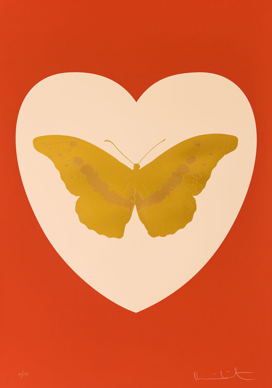 Damien Hirst, ‘I Love You’, 2015, Print, Silkscreen on paper, Deodato Arte