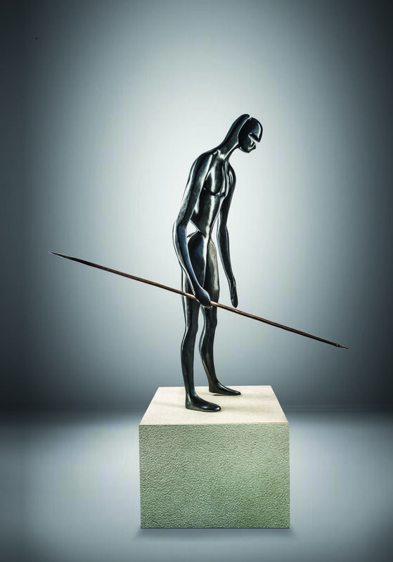 Antonio Signorini, ‘Guardiano della Terra’, 2018, Sculpture, Bronze - Black Patina, 71 STRUCTURAL ART