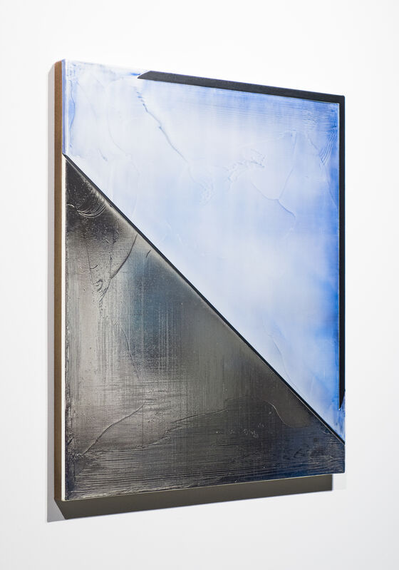 Jimi Gleason, ‘Air’, 2020, Painting, Silver deposit and acrylic on canvas, Bentley Gallery