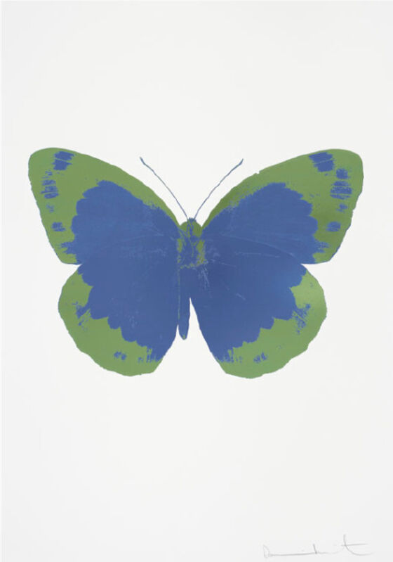 Damien Hirst, ‘Frost Blue – The Souls II – Frost Blue - Leaf Green’, 2010, Print, Two Colour Foil Block Print with Blind Impres, Cassia Bomeny Galeria