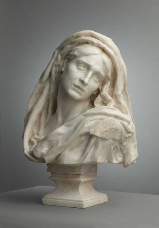 Jean-Baptiste Carpeaux, ‘Mater Dolorosa’, 1870, Sculpture, Carrara marble, Clark Art Institute