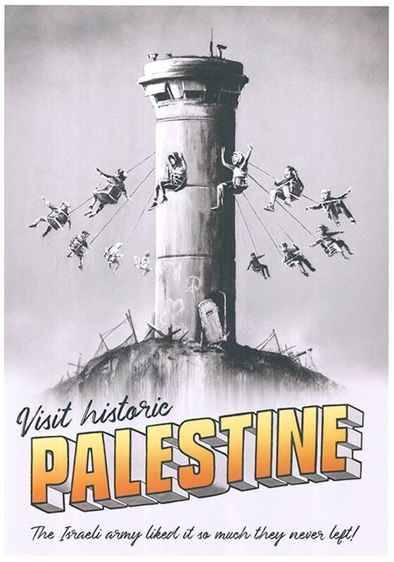 Banksy, ‘Visit historic Palestine’, 2018, Print, Offset lithograph with dry stamp, ARTEDIO