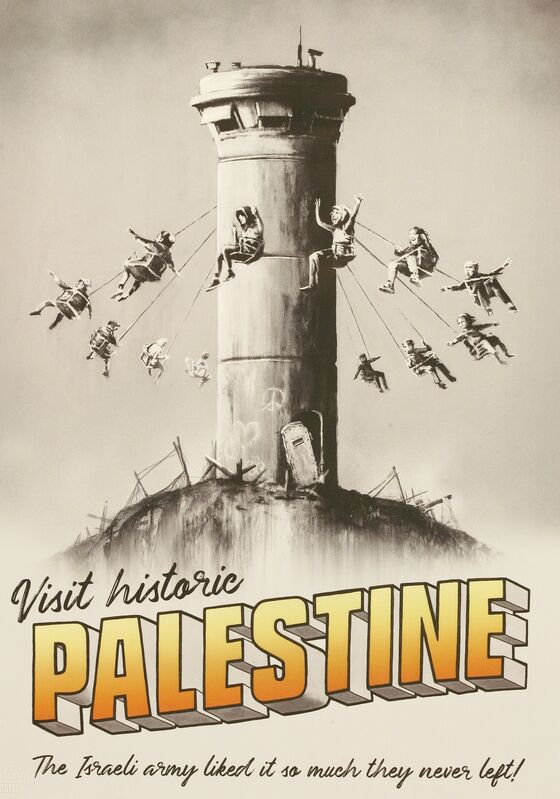 Banksy, ‘Free Palestine’, 2018, Posters, Lithographic poster printed in colours, Sworders